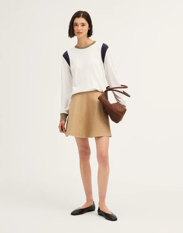 Seamed Mini Skirt | Madewell