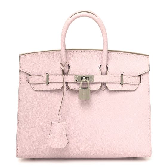 Epsom Birkin Sellier 25 Mauve Pale | FASHIONPHILE (US)