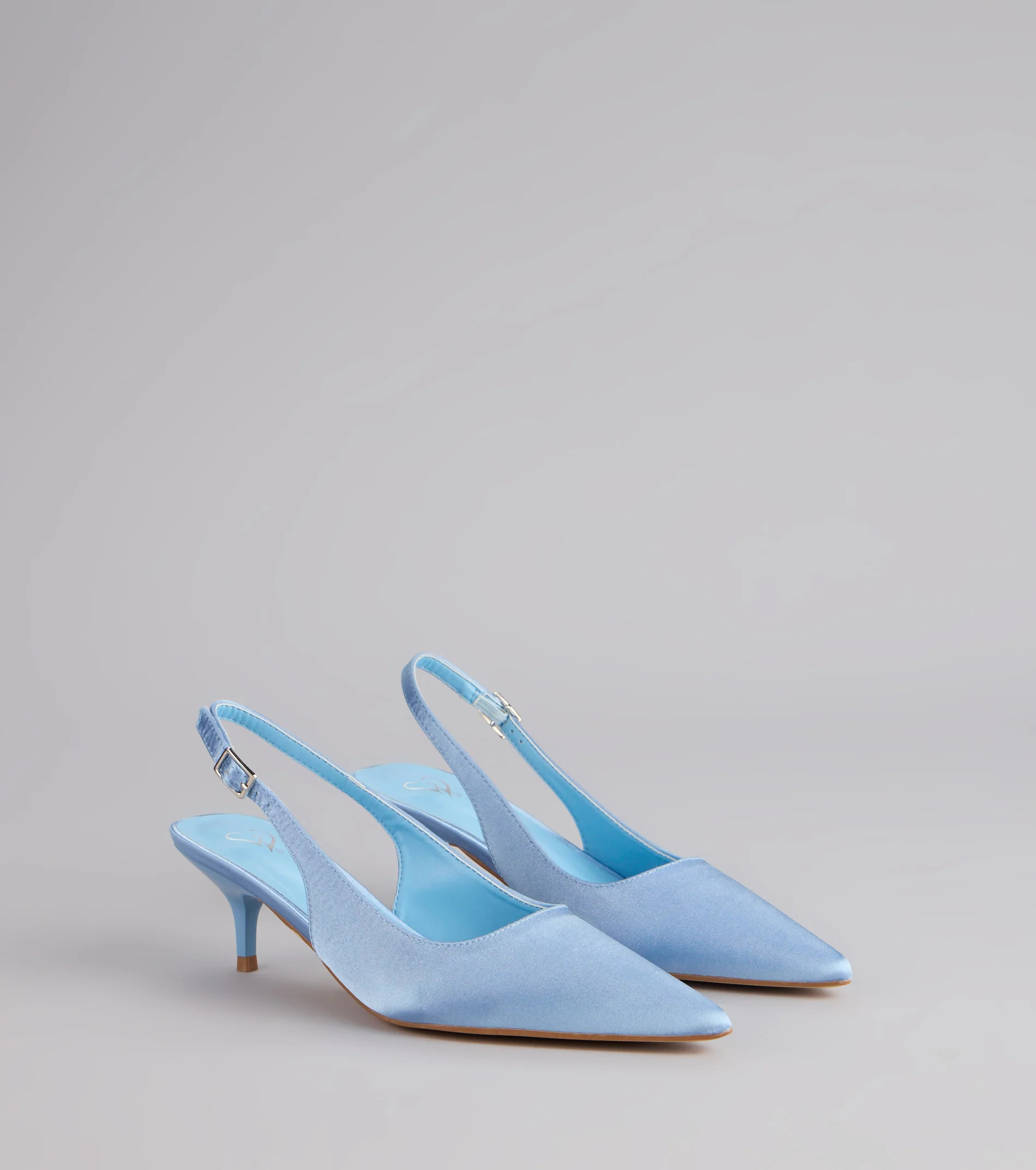 Princess Calling Satin Slingback Heels | Windsor Stores