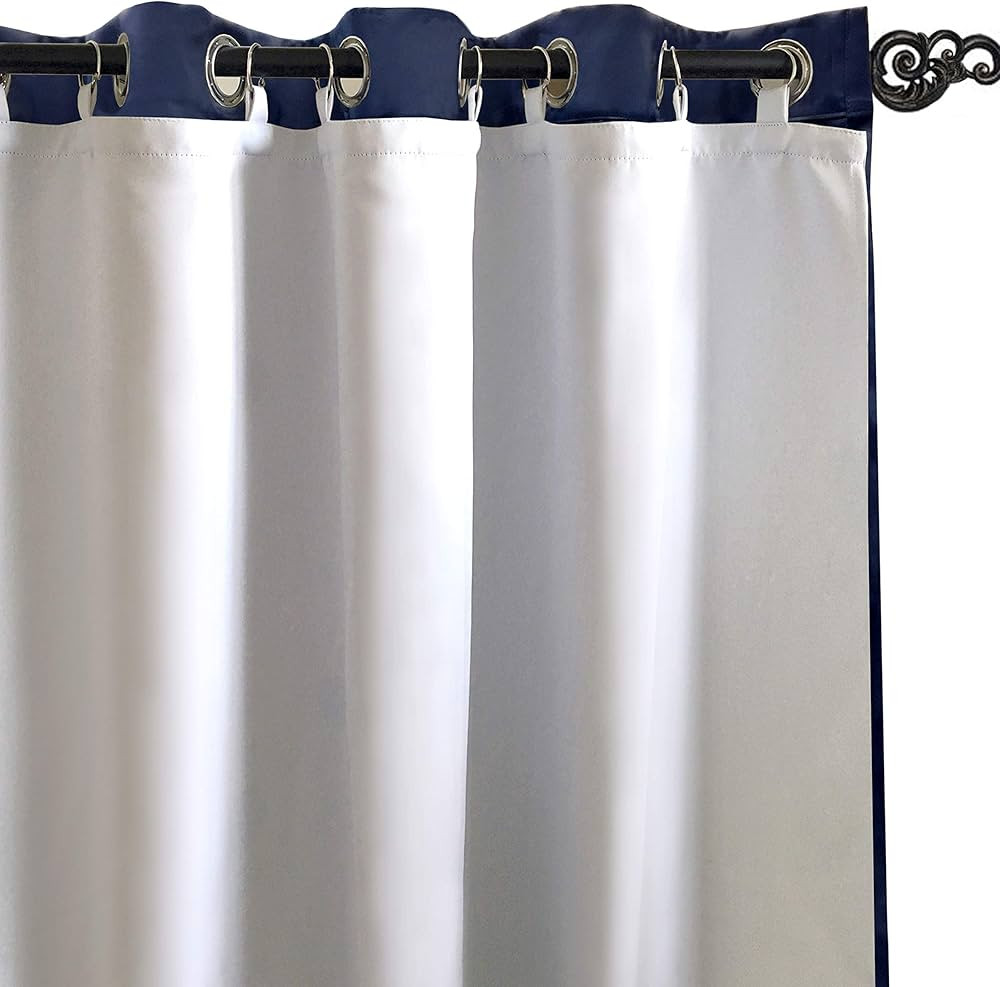 DriftAway Thermal Insulated 100 Percent Darkening Blackout Curtain Liner 2 Panels Each Liner Size... | Amazon (US)