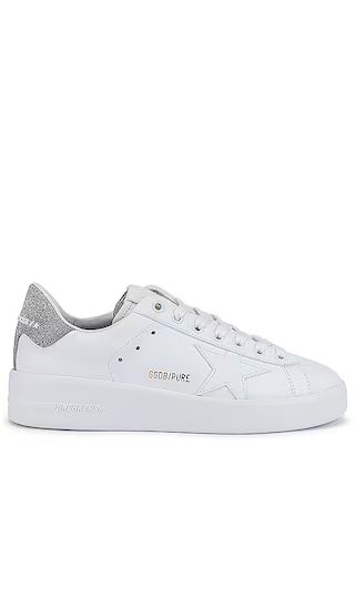 Pure Star Sneaker in White & Silver | Revolve Clothing (Global)