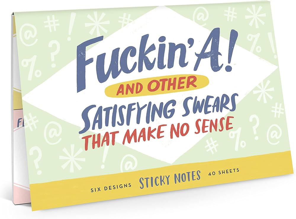 Em & Friends F*ckin' A Sticky Note Packet, 6 Sticky Note Pads Set, 2.75 x 2.75-Inches and 40-Shee... | Amazon (US)