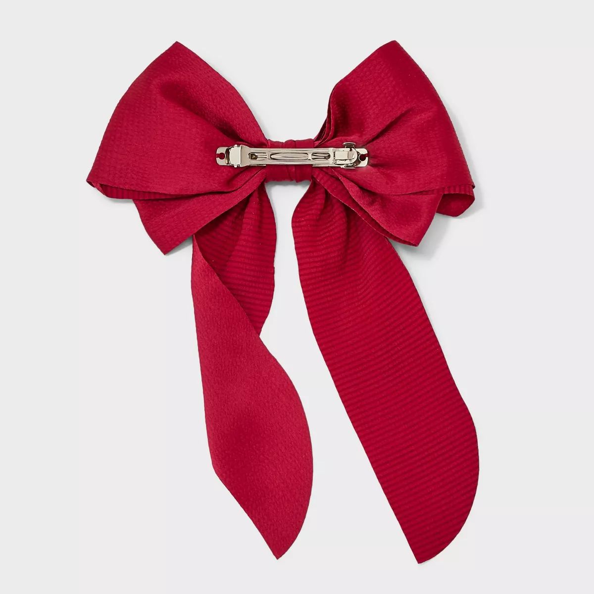 Satin Bow Barrette Hair Clip - A New Day™ | Target