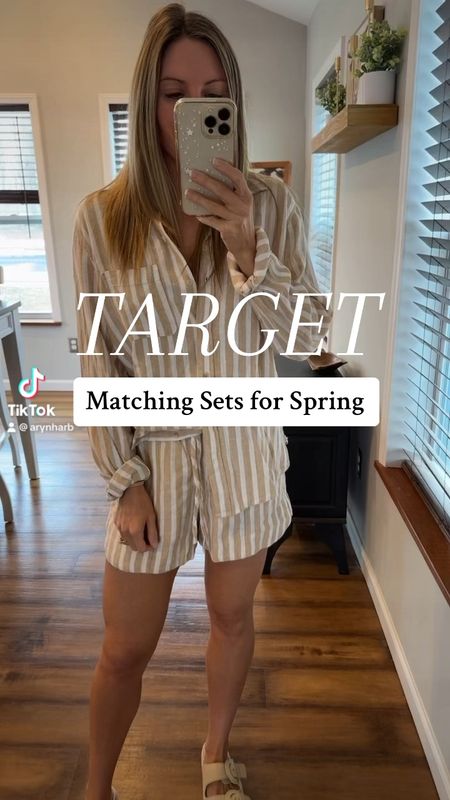 Target matching sets for spring X spring fashion , target shorts , target style , target outfits 

#LTKfindsunder100 #LTKfindsunder50 #LTKstyletip