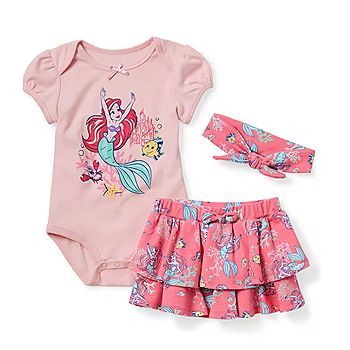 Disney Baby Girls 3-pc. The Little Mermaid Skirt Set | JCPenney