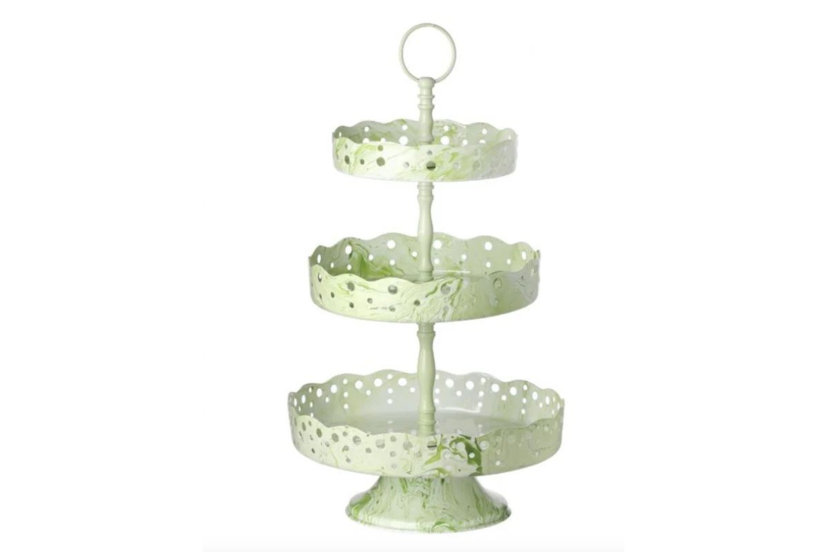 12"x18.5" Enamel 3 Tier Stand | Lucy's Market