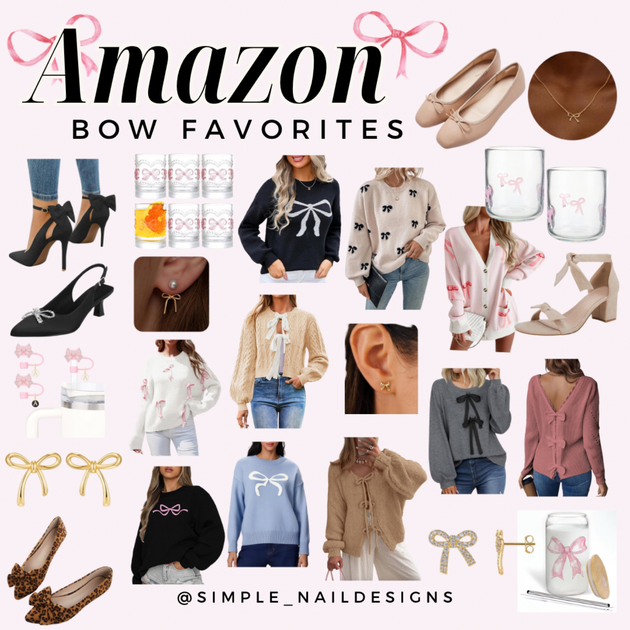 Bow Favorites | Amazon Finds 

*Heart this post and be notified of price drops | then shop from your Favorites*

#bow #bowfinds #coquette #womenclothes #womenshoes #glasscupswithbows #bowfavorites #kitchenfavorites #forthehome #jewelry #jewelrywithbow
#amazon #amazonfinds

#LTKBeauty #LTKStyleTip #LTKHome