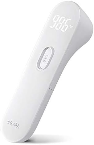 iHealth No-Touch Forehead Thermometer, Digital Infrared Thermometer for Adults and Kids, Touchless B | Amazon (US)