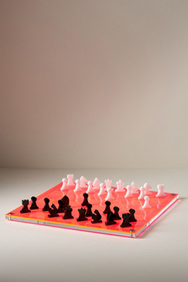 Acrylic 2D Chess Board Game | Anthropologie (US)