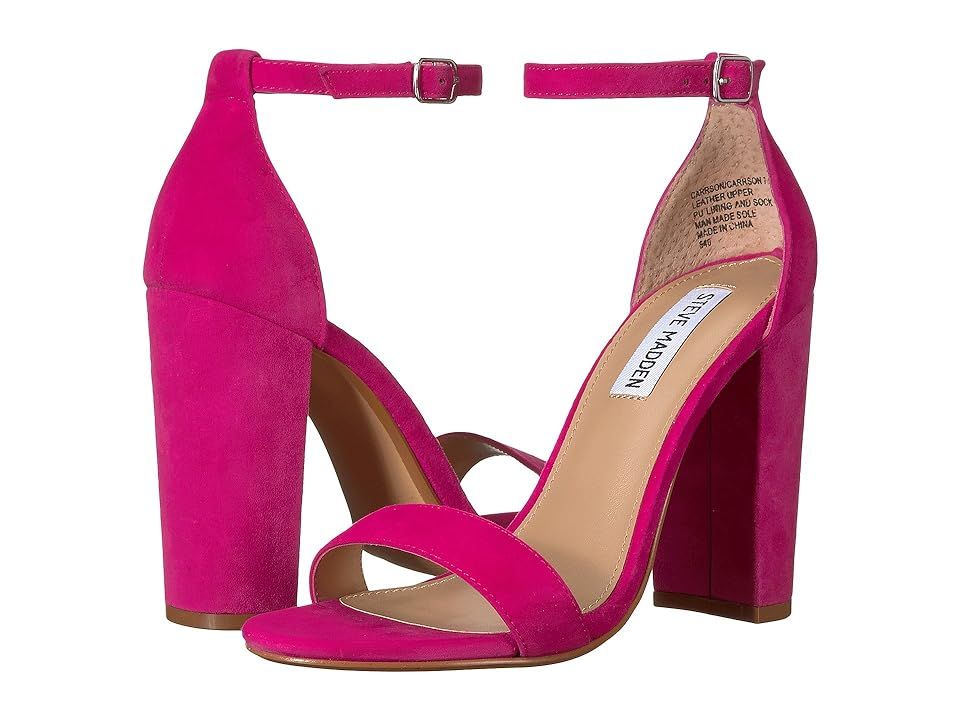 Steve Madden Carrson Heeled Sandal (Hot Pink) High Heels | 6pm