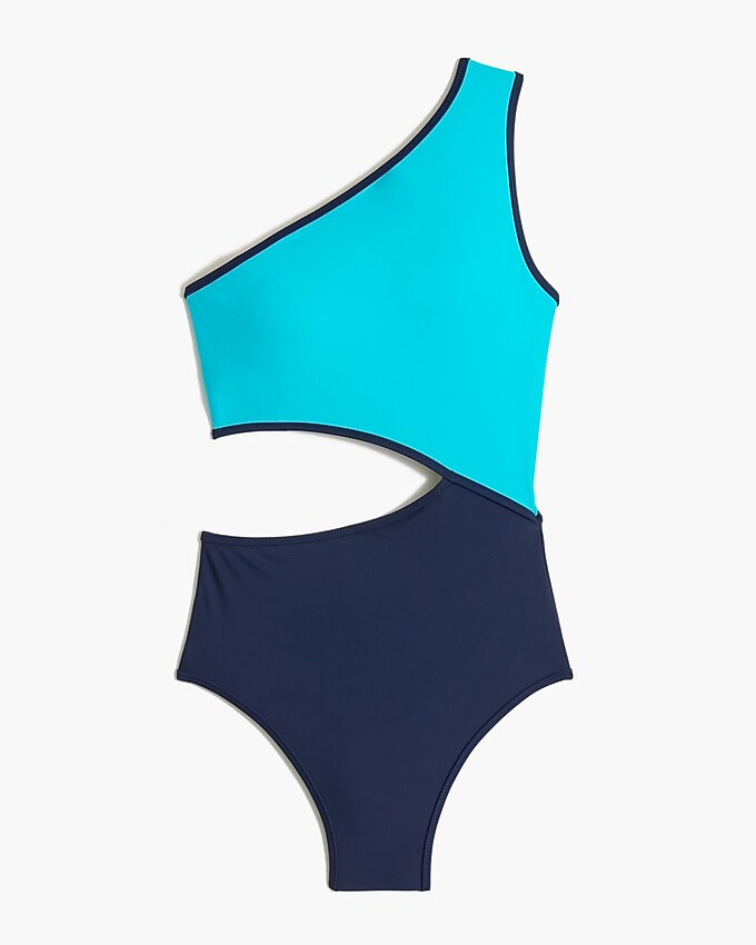 Cutout one-shoulder one-piece swimsuit | J.Crew Factory