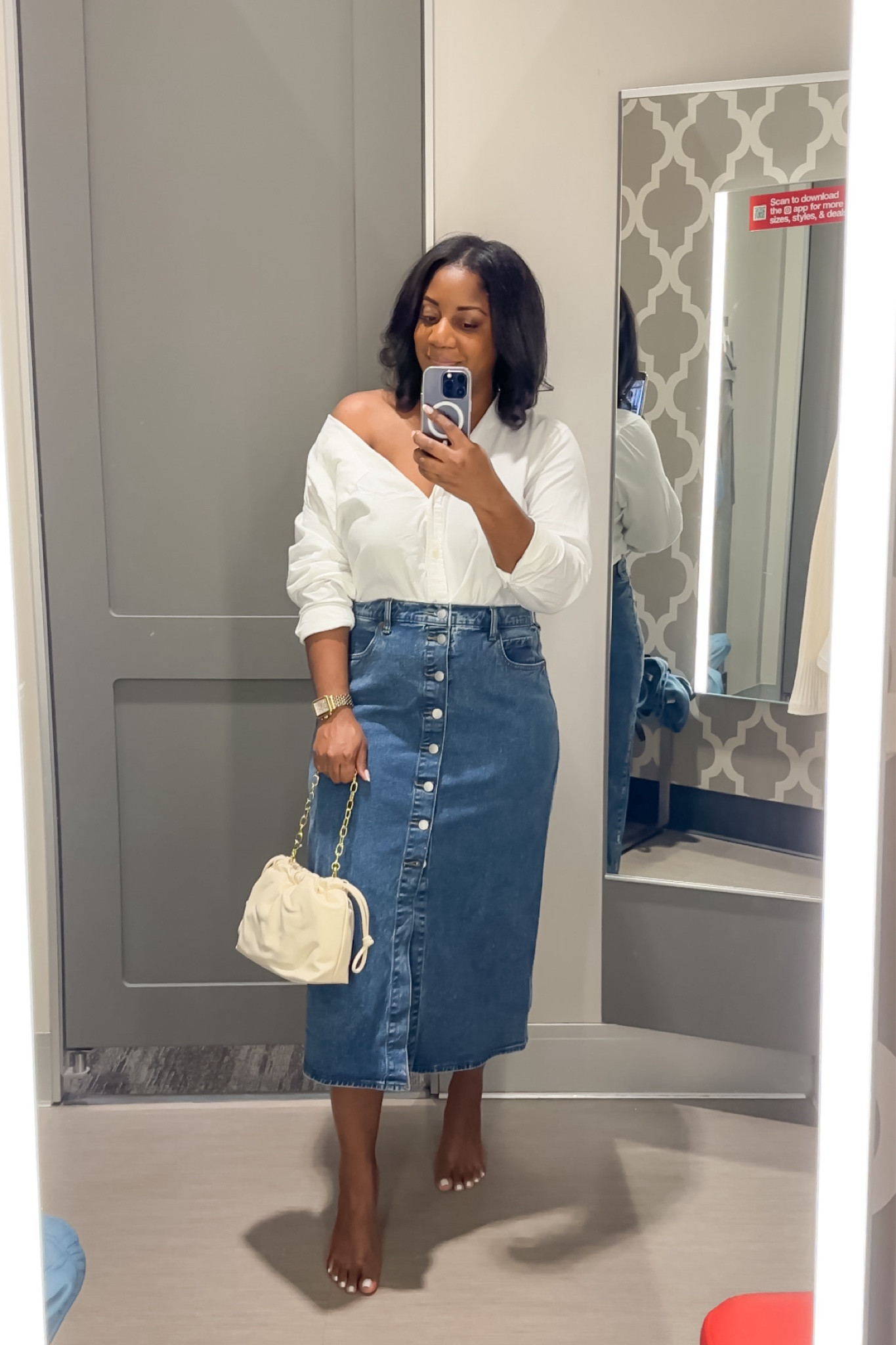 Fall Outfit Inspo From Target 🎯 Styled the white button up off the shoulder. Wearing a L/12

fall outfit inspo // fall outfit ideas // fall outfits 2024 // fall outfits // target fashion // target style // affordable fashion // denim skirt // denim outfit // denim button up skirt // white button up top

#LTKMidsize #LTKFindsUnder50 #LTKStyleTip