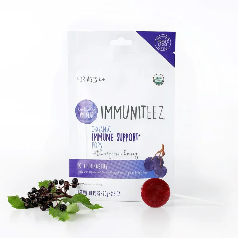 Immuniteez Organic Immune Support Pops with Organic Honey, 2.5 oz | Walmart (US)