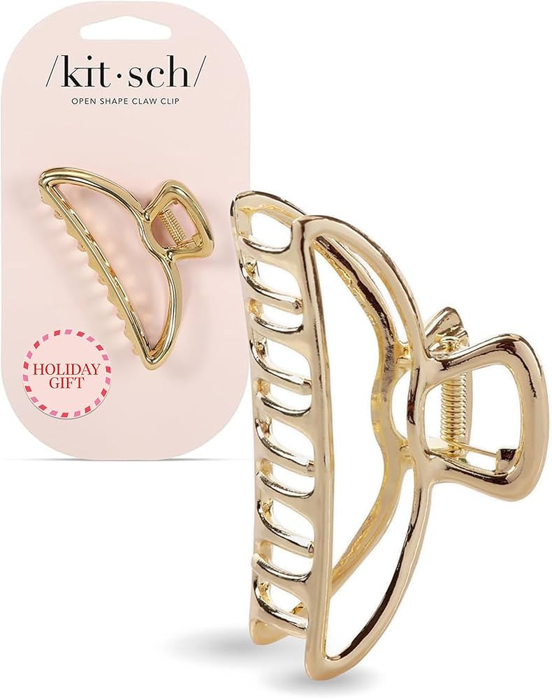 Kitsch Metal Hair Clips for Women - Durable & Elegant Metal Claw Clips, Perfect for Everyday Use ... | Amazon (US)