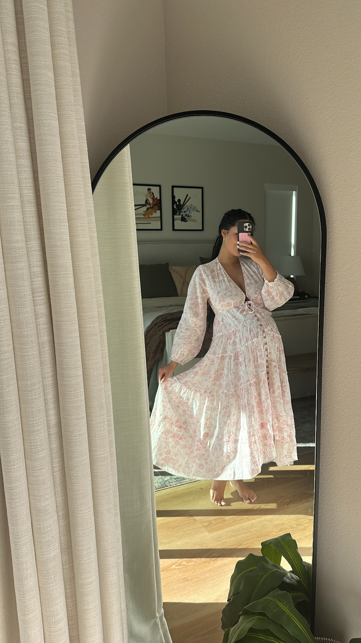 bump friendly spring dress from free people!! i am excited to wear this postpartum especially when nursing because the design makes it so easy… the perfect spring dress 💐

#LTKSeasonal #LTKBump #LTKSpringSale