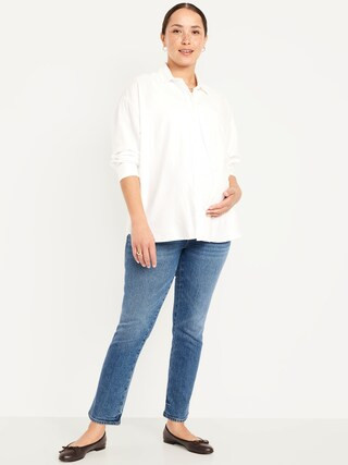 Maternity Full-Panel Vintage Slim Jeans | Old Navy (US)