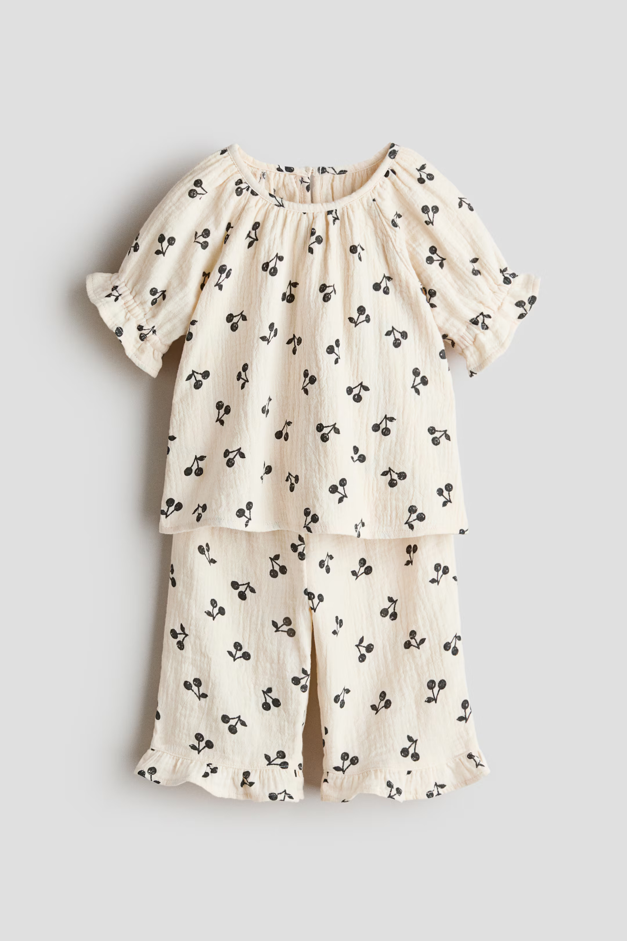 2-Piece Printed Muslin Set | H&M (US + CA)