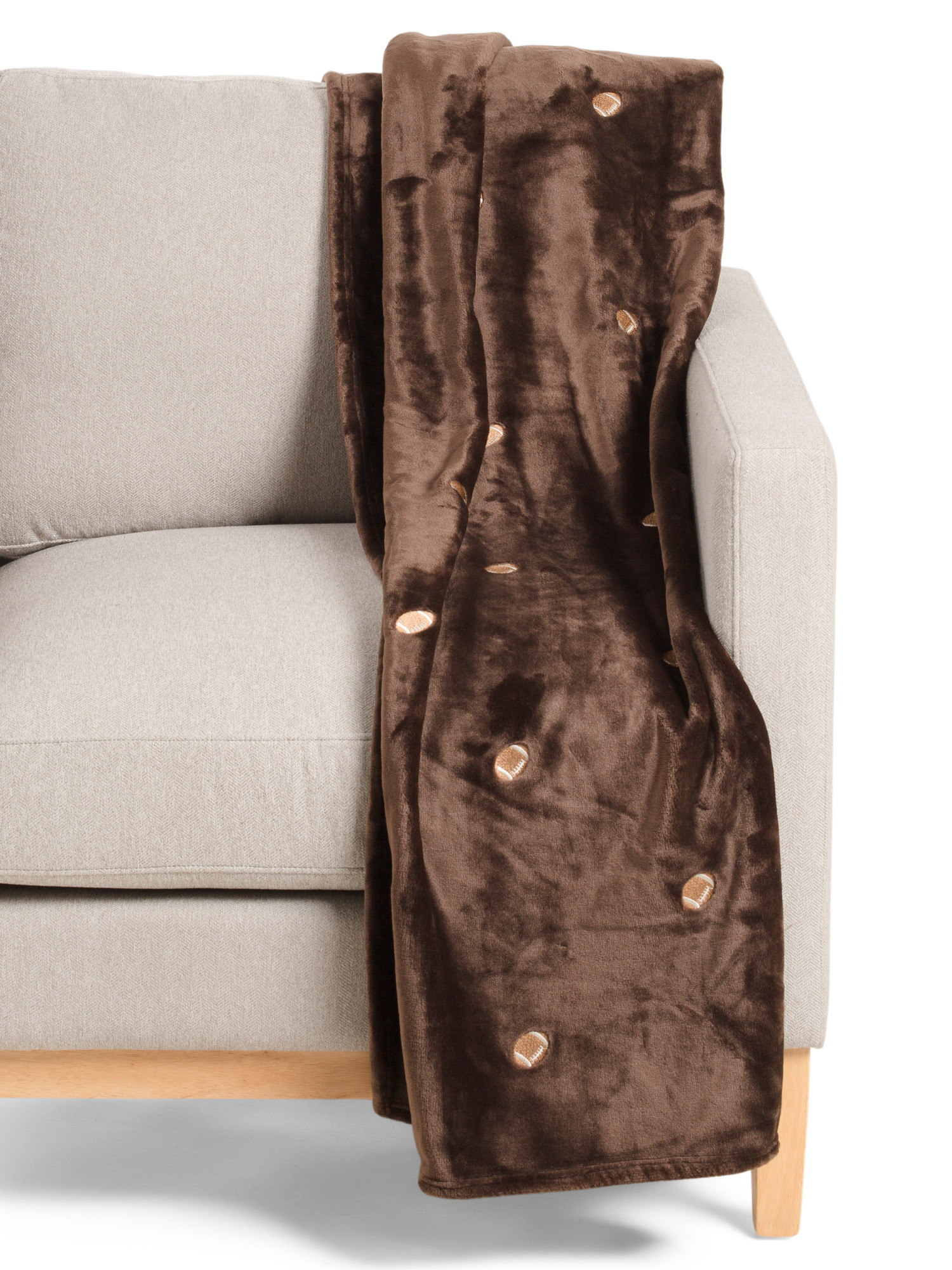 Football Embroidered Throw | Pillows & Decor | Marshalls | Marshalls