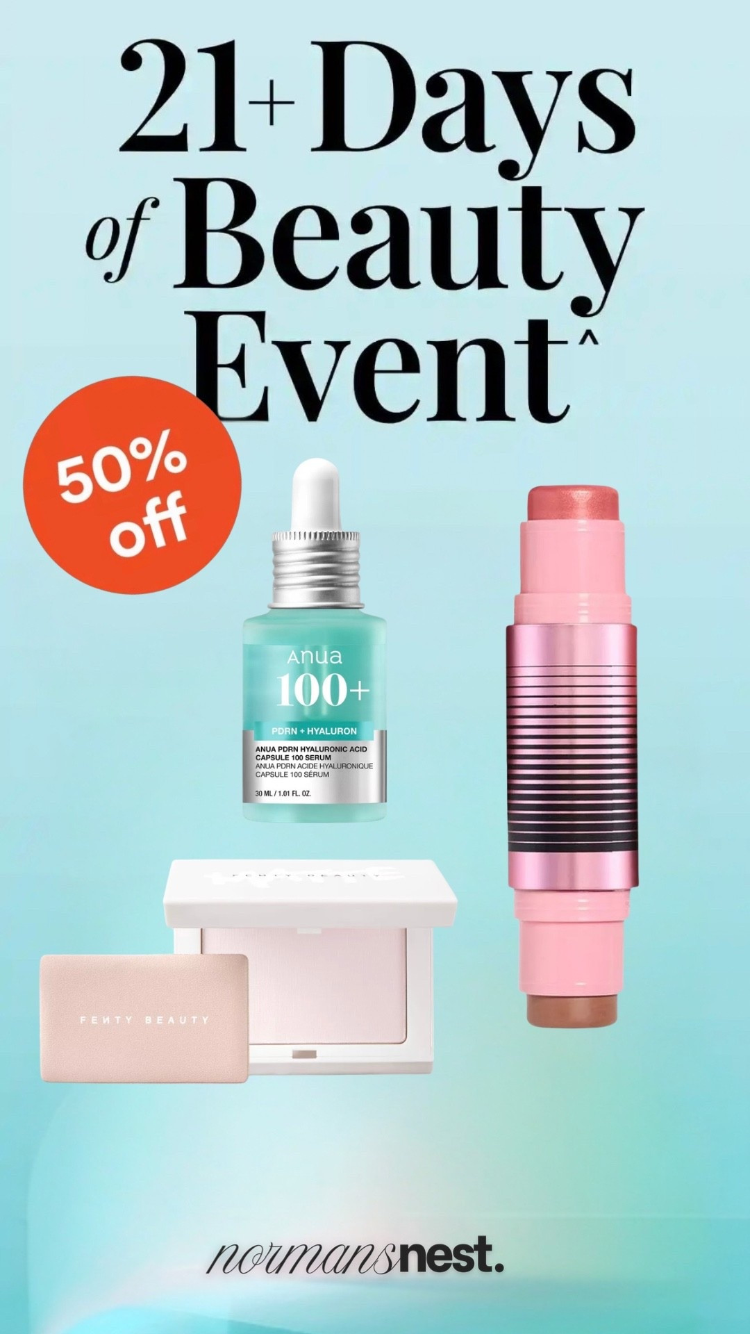 My picks from today’s half off beauty deals at Ulta 21 Days of Beauty!

Anya Hyaluronic Acid + PDRN serum 
Fenty blotting powder
Dibs Glowtour Duo

#LTKselfcare #LTKBeauty #LTKSaleAlert