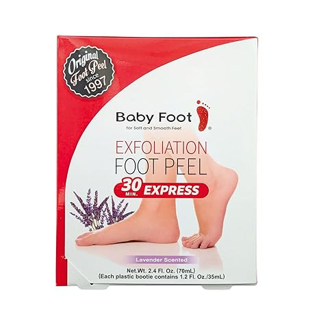 BABY FOOT EXFOLIATION FOOT PEEL LAVENDER SCENTED 30 MINUTE EXPRESS | Amazon (US)
