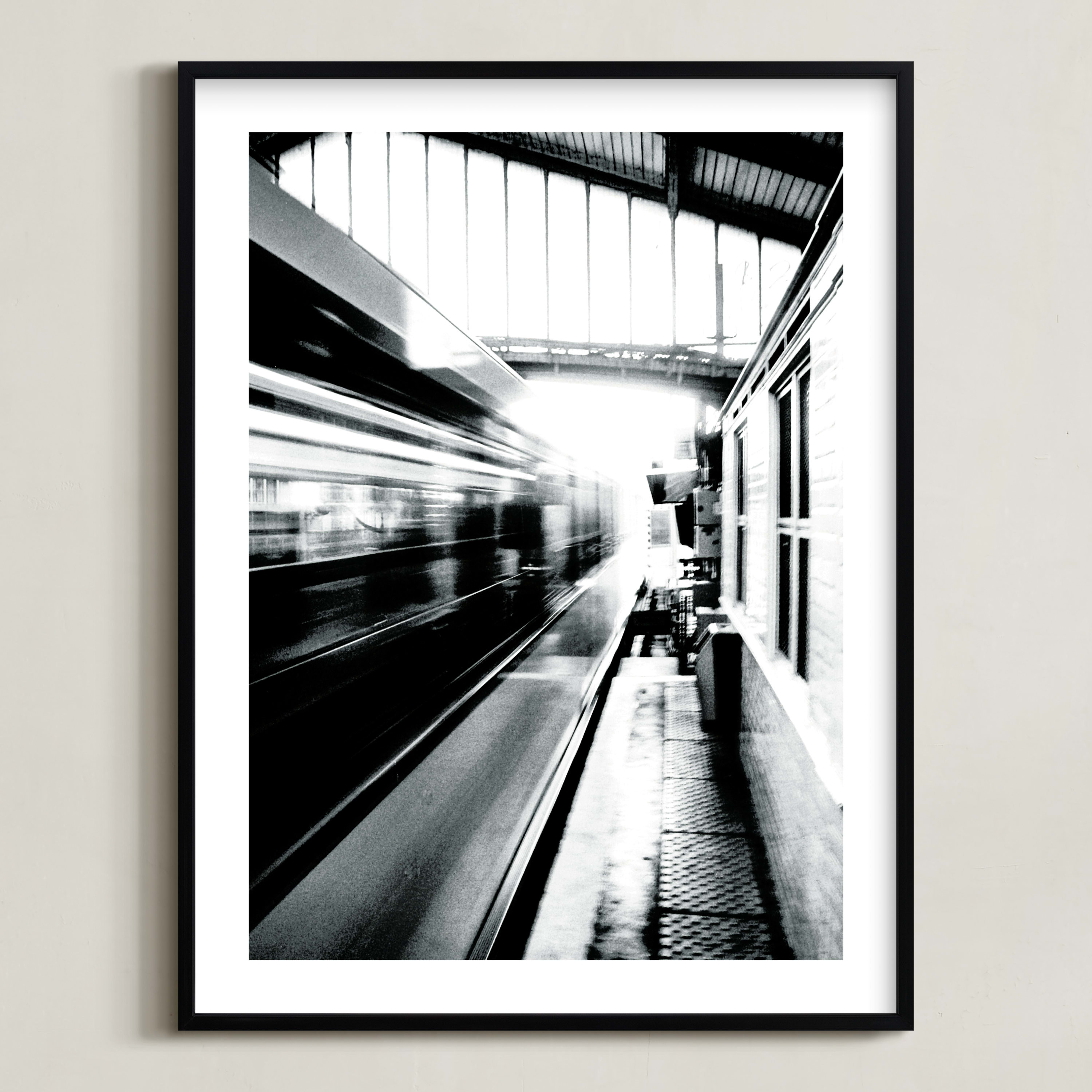 "Riding on the Metro" - Photography Limited Edition Art Print by Marker Girl. | Minted
