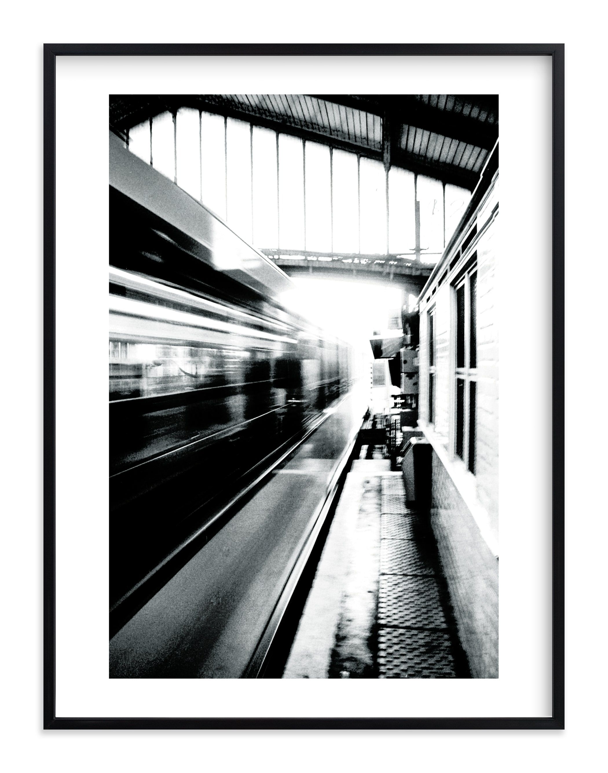 "Riding on the Metro" - Photography Limited Edition Art Print by Marker Girl. | Minted