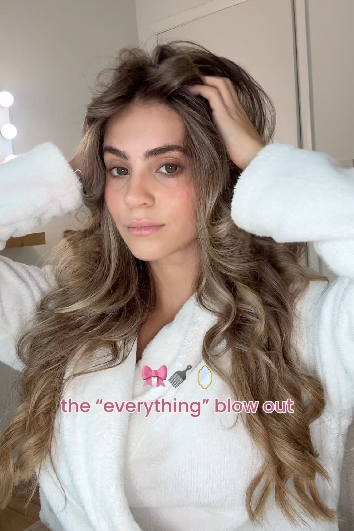 my special occasion bouncy blowdry 💆‍♀️🪮💈

@itsa10haircare original leave in
@tangleteezer travel brush 
@colorwowhair XL hair volumizer
@itsa10haircare blowdry hair serum 
@dysonbeauty air wrap
@mykitsch hair rollers 
@kristinesshair workable hair spray
@thebeachwaver .75 hair curler 
@igkhair beach club texture spray 
@olaplex shampoo / conditioner / hair oil 

#hairstyles #hairtutorial #everythingshower #blowdrytutorial #finehairtutorial #thinhairtutorial #howtodohair #howtoblowdry #bouncyblowdry #bouncyblowout #blowoutstyles #finehairstyles #finehairextensions #finehairproblems #dysonairwrap #dysonairwraptutorial

#LTKStyleTip #LTKVideo #LTKBeauty