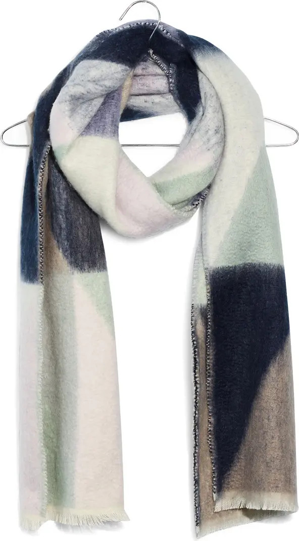 Madewell Geometric Colorblock Scarf | Nordstrom | Nordstrom