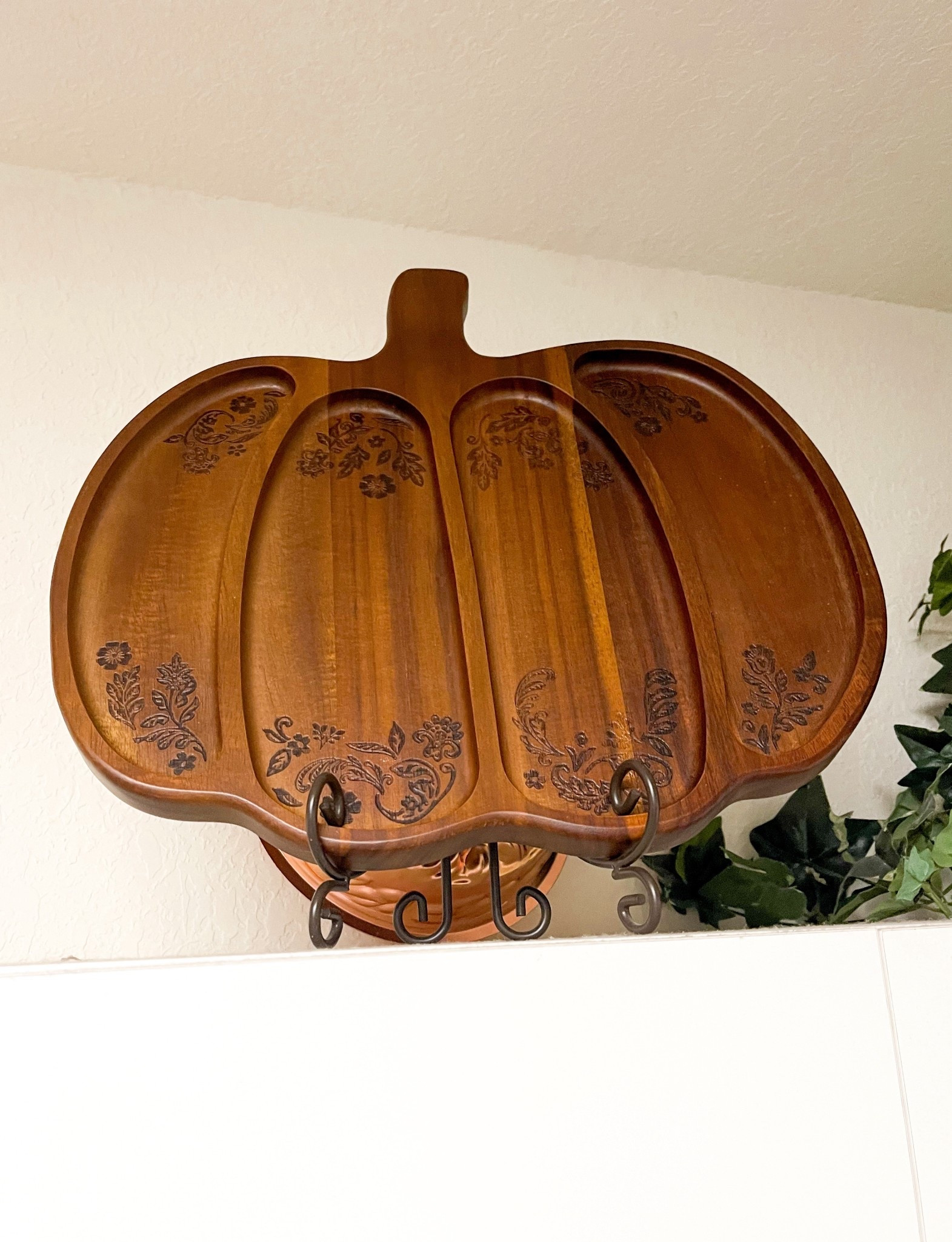 Perfect pumpkin charcuterie board that also doubles as fall decor in my kitchen. Pioneer Woman created a beautiful piece! I love the embellishments carved on the wood  

#LTKParties #LTKSeasonal #LTKHome