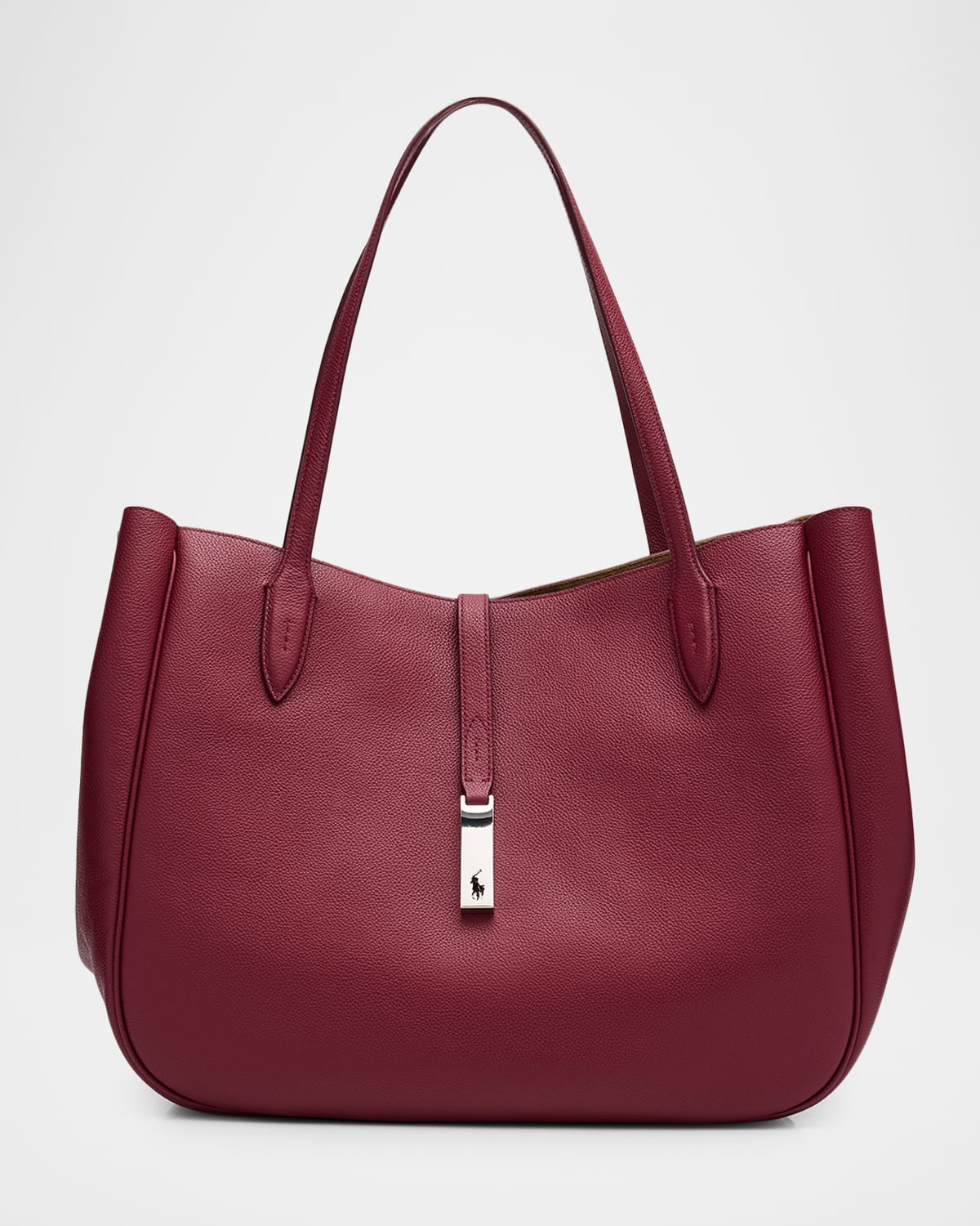 Polo ID Large Leather Tote | Neiman Marcus