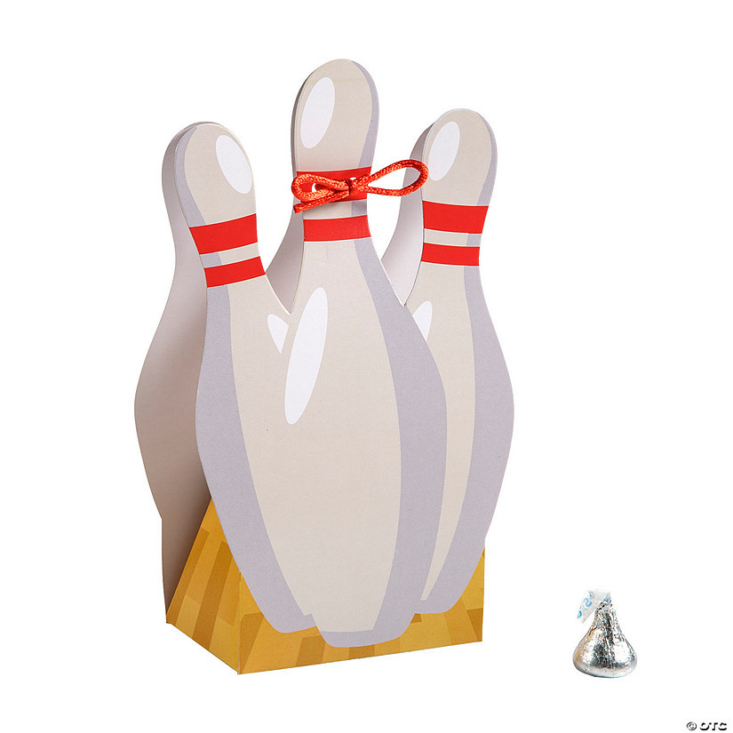 5" x 8" Bowling Party Bowling Pin Favor Boxes - 12 Pc. | Oriental Trading Company