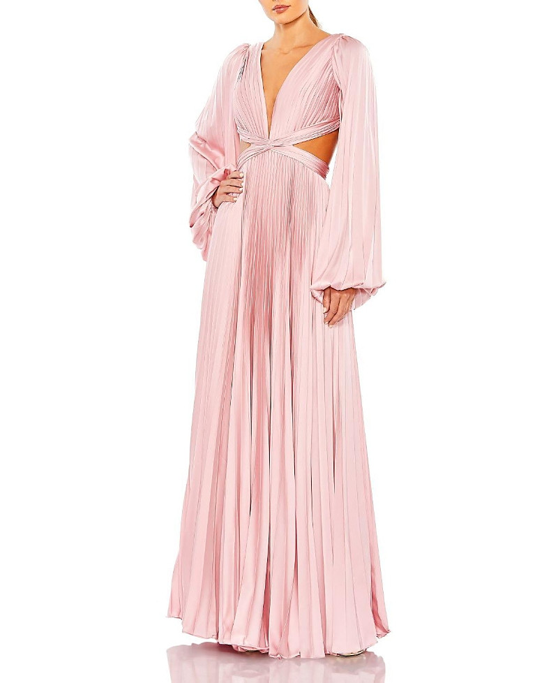 Mac Duggal Long Sleeve Cut Out Gown | Bloomingdale's (US)