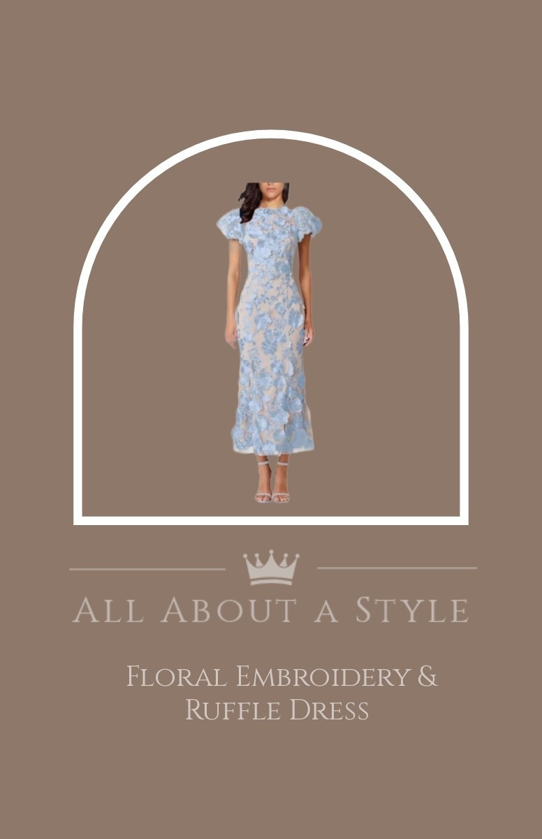 Soft, feminine, and so elegant. 

This floral embroidery & ruffle dress is giving timeless beauty with the prettiest details. Perfect for Easter, weddings, showers, or any moment you want to feel extra special.

Follow for more finds  

#LTKStyle #LTKFinds #DressSeason #FeminineStyle #WeddingGuestDress #SpringStyle #Over40Style
