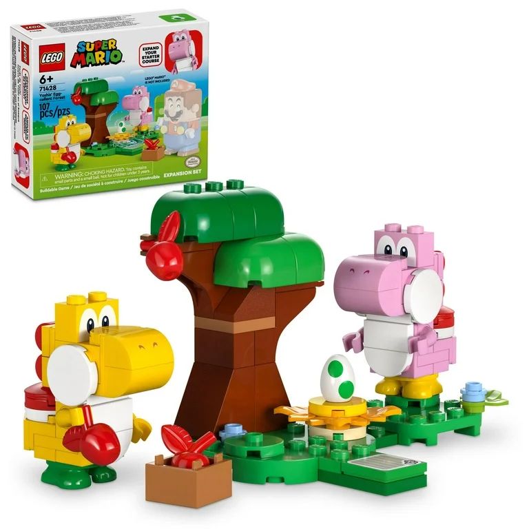 LEGO Super Mario Yoshis’ Egg-cellent Forest Expansion Set, Super Mario Toy for Gamers with 2 Br... | Walmart (US)