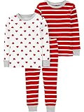 Simple Joys by Carter's Boys' 3-Piece Snug-Fit Cotton Valentines Pajama Set | Amazon (US)