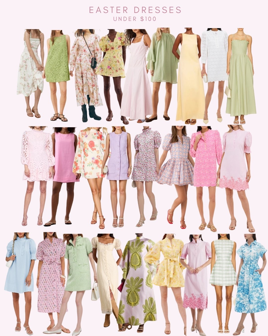 Easter dresses under $100!!!

#LTKSpringSale #LTKWorkwear #LTKootd