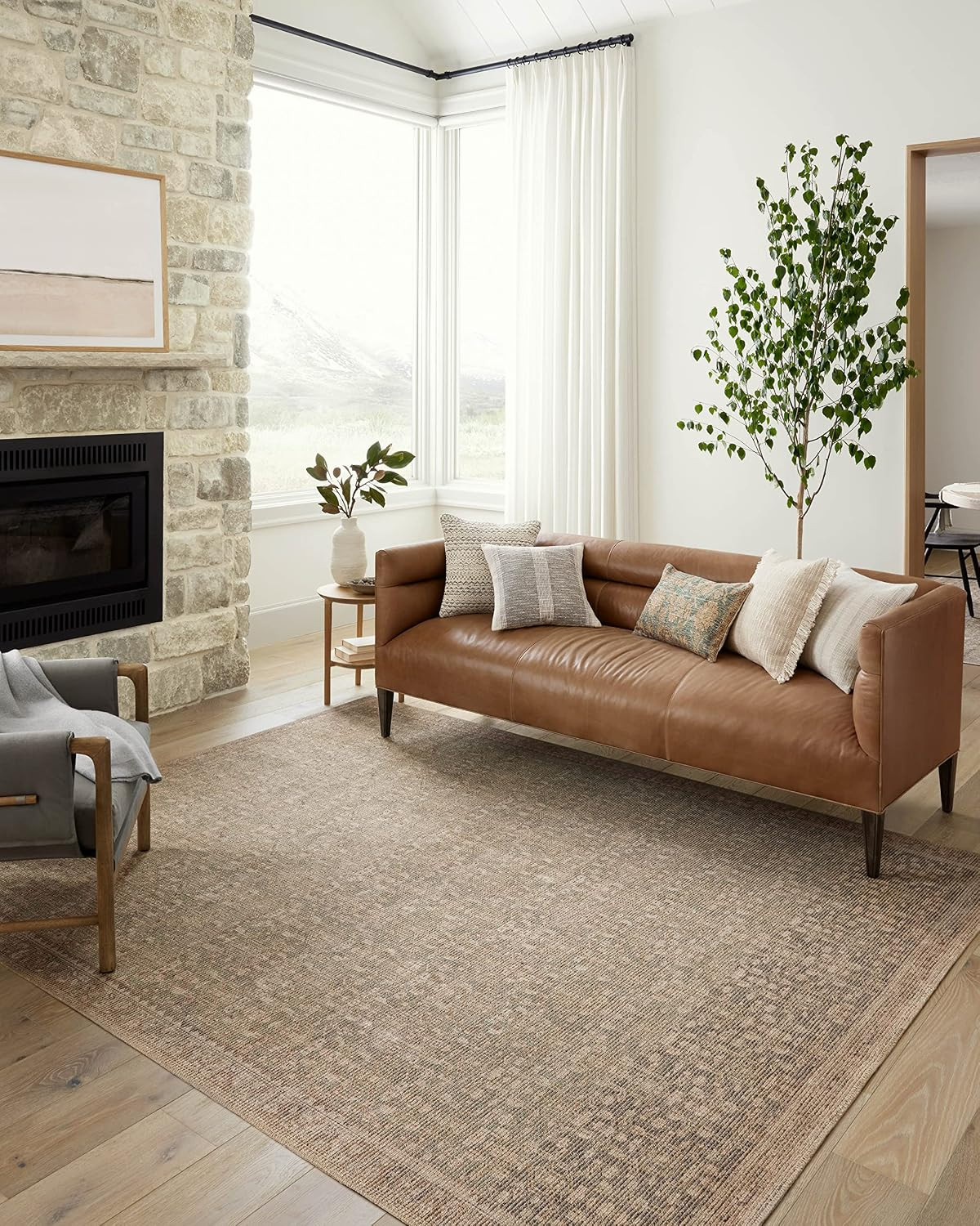 Loloi Angela Rose Aubrey Sage/Bark 10'-0" x 14'-0" Area Rug | Amazon (US)