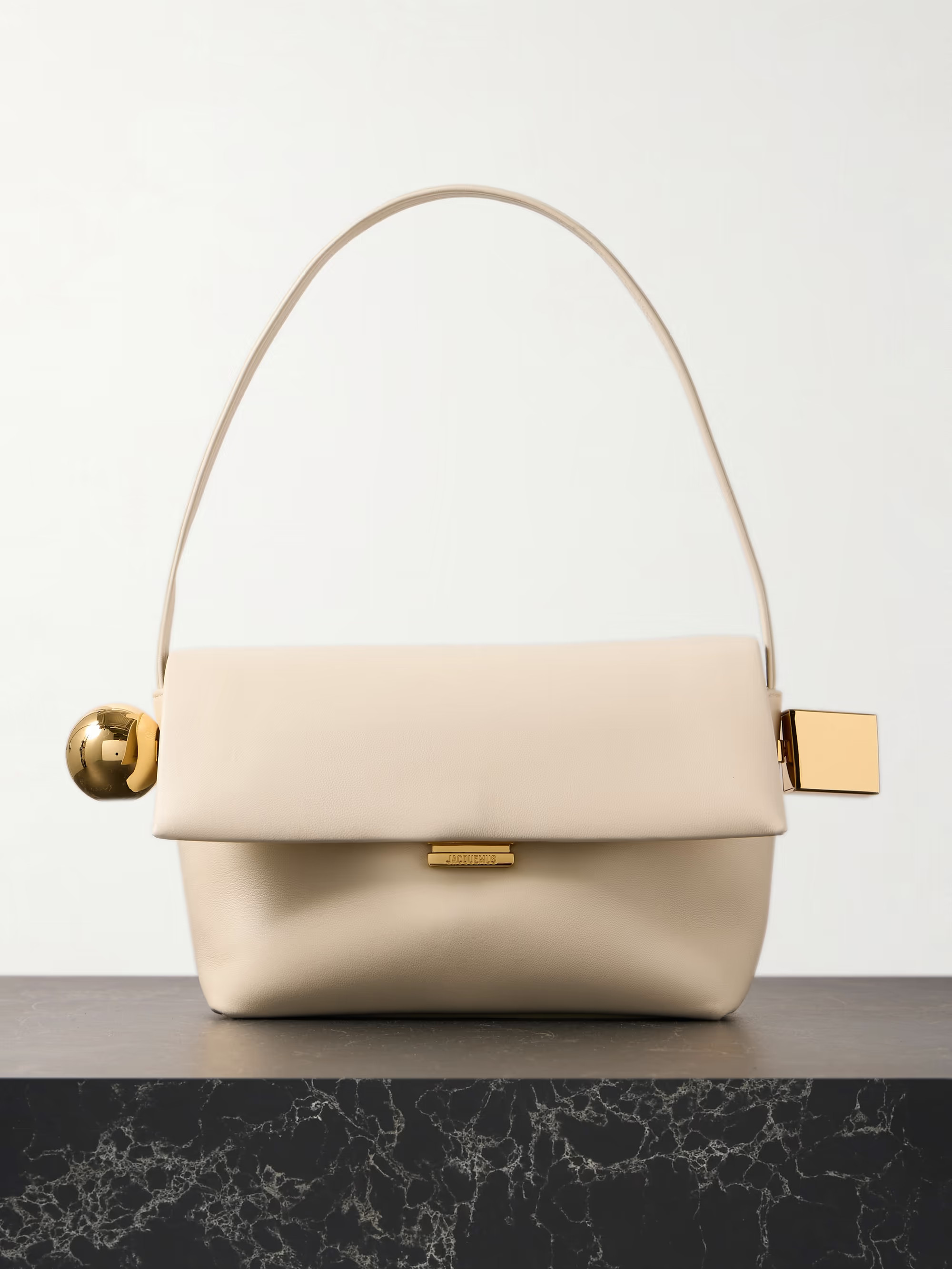 The Rond Carré embellished leather shoulder bag | NET-A-PORTER (UK & EU)