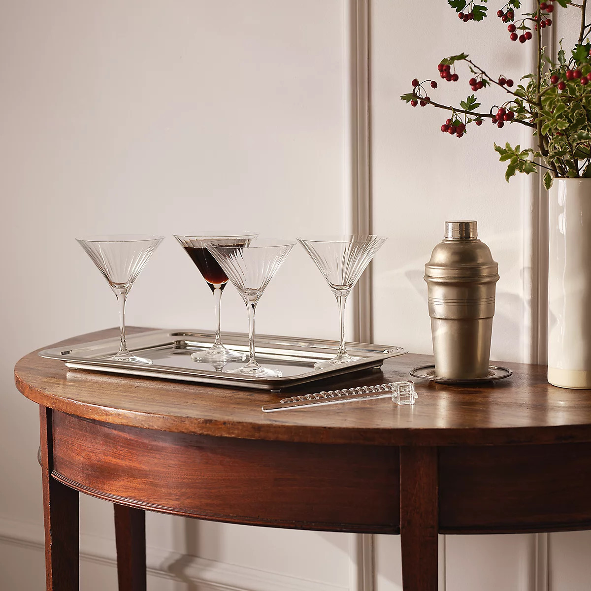 Skye Optic Martini Glasses – Set of 4 | The White Company UK & ROW