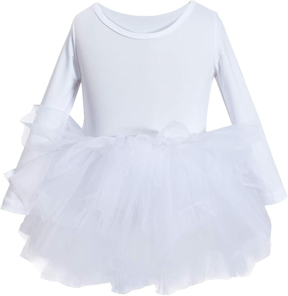 KARETT Long Sleeve Tutu Dresses for Toddler Girls Dance Ballet Leotards Little Girls Ballerina Co... | Amazon (US)