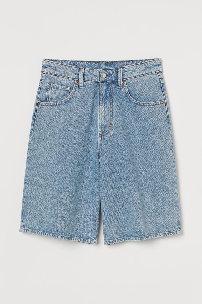 Wide Bermuda High Waist Shorts | H&M (DE, AT, CH, NL, FI)