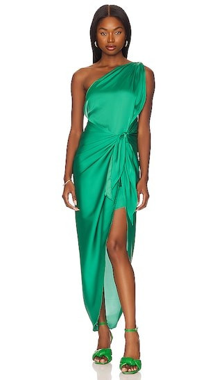 x REVOLVE Marea Beach Maxi Dress in Emerald | Revolve Clothing (Global)