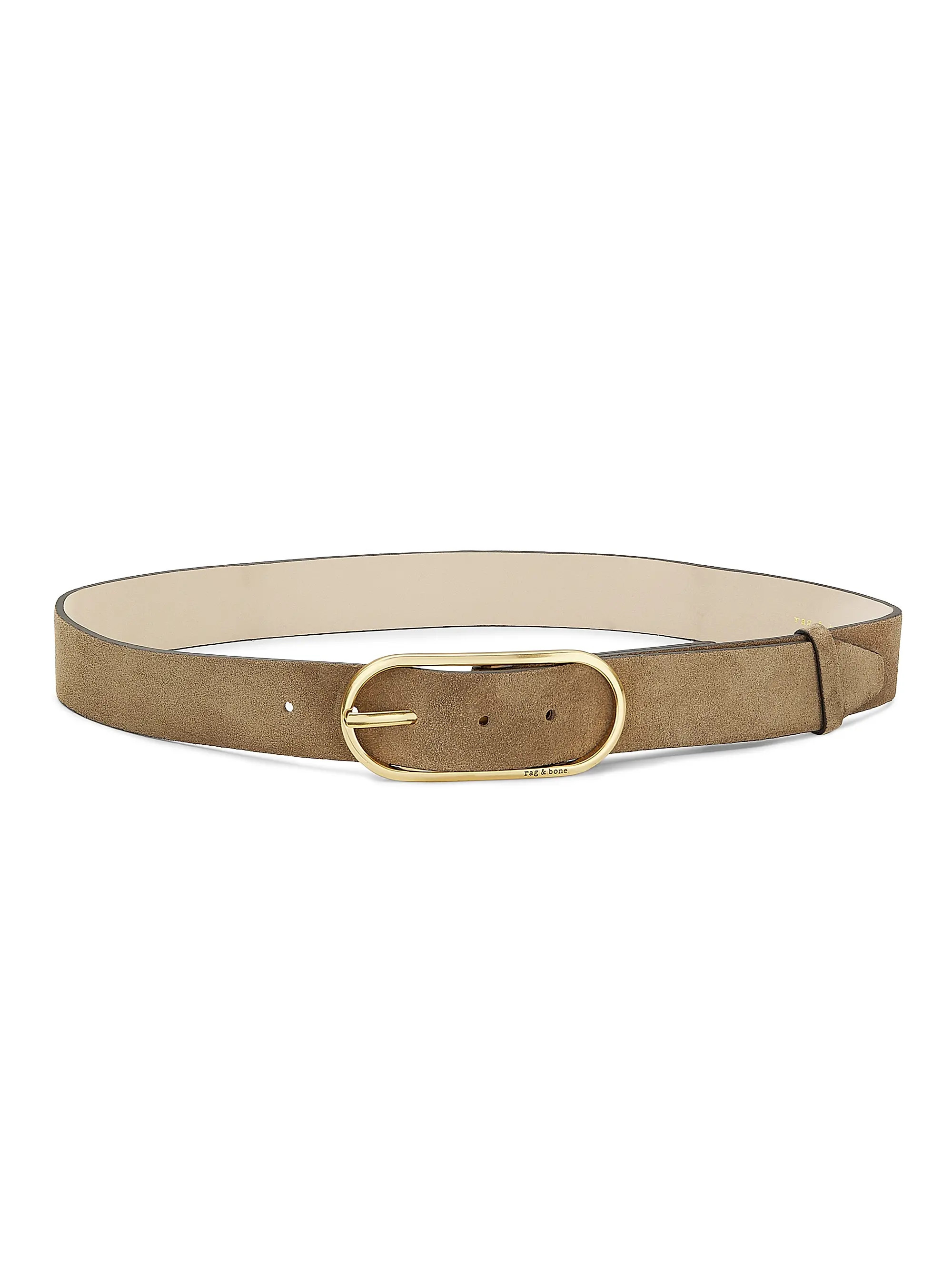 Rounded Rebound Leather Belt | Saks Fifth Avenue