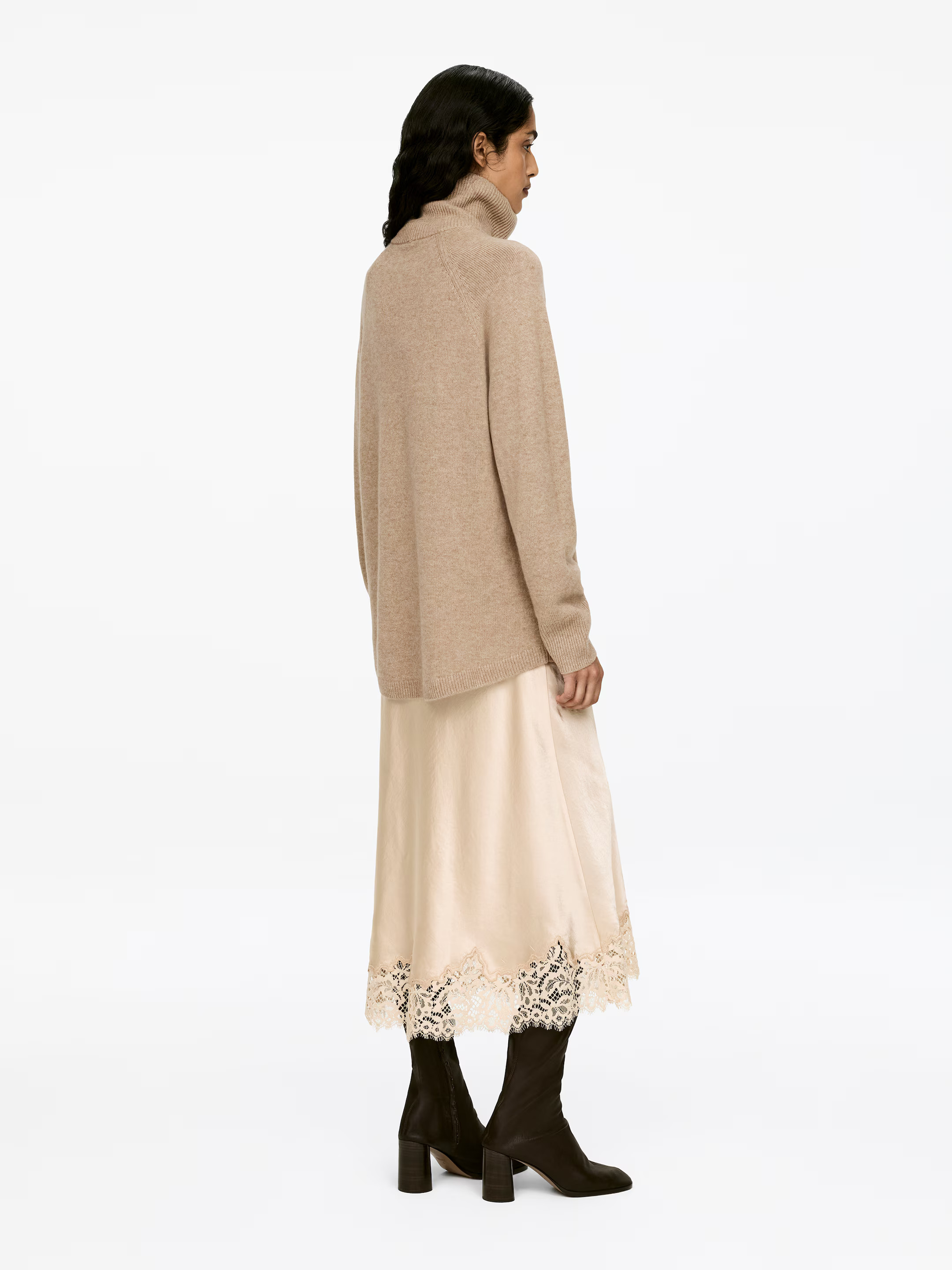 Roll-Neck Cashmere-Wool Jumper | H&M (UK, MY, IN, SG, PH, TW, HK)