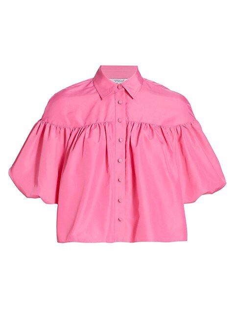 Derek Lam 10 Crosby Rosa Balloon-Sleeve Shirt | Saks Fifth Avenue