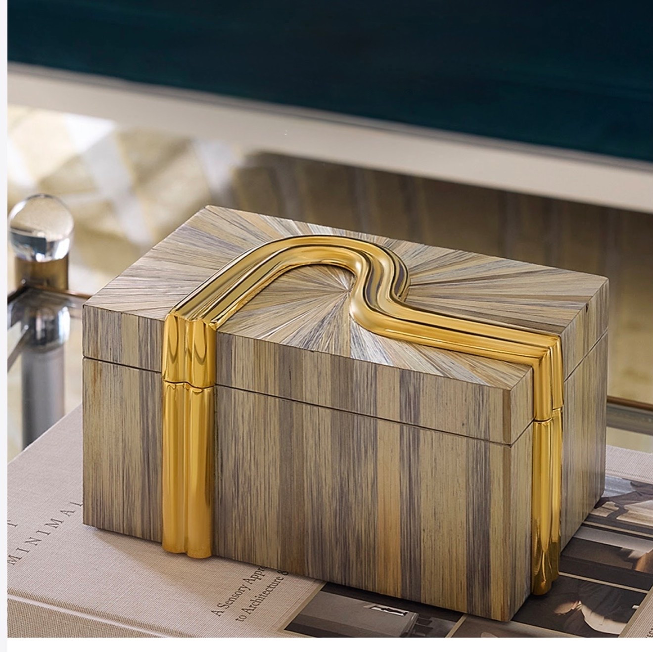 Jonathan Adler

Bijoux Small Box

Exquisite craft meets glowing glamour. Our Bijoux collection features delicate straw marquetry work by artisans in India. Straw pieces are cut, dyed and applied by hand to create a textural color moment that’s unique from piece to piece. Fixed with cast brass accents for a touch of warmth

#LTKHome #LTKmomlife #LTKWedding