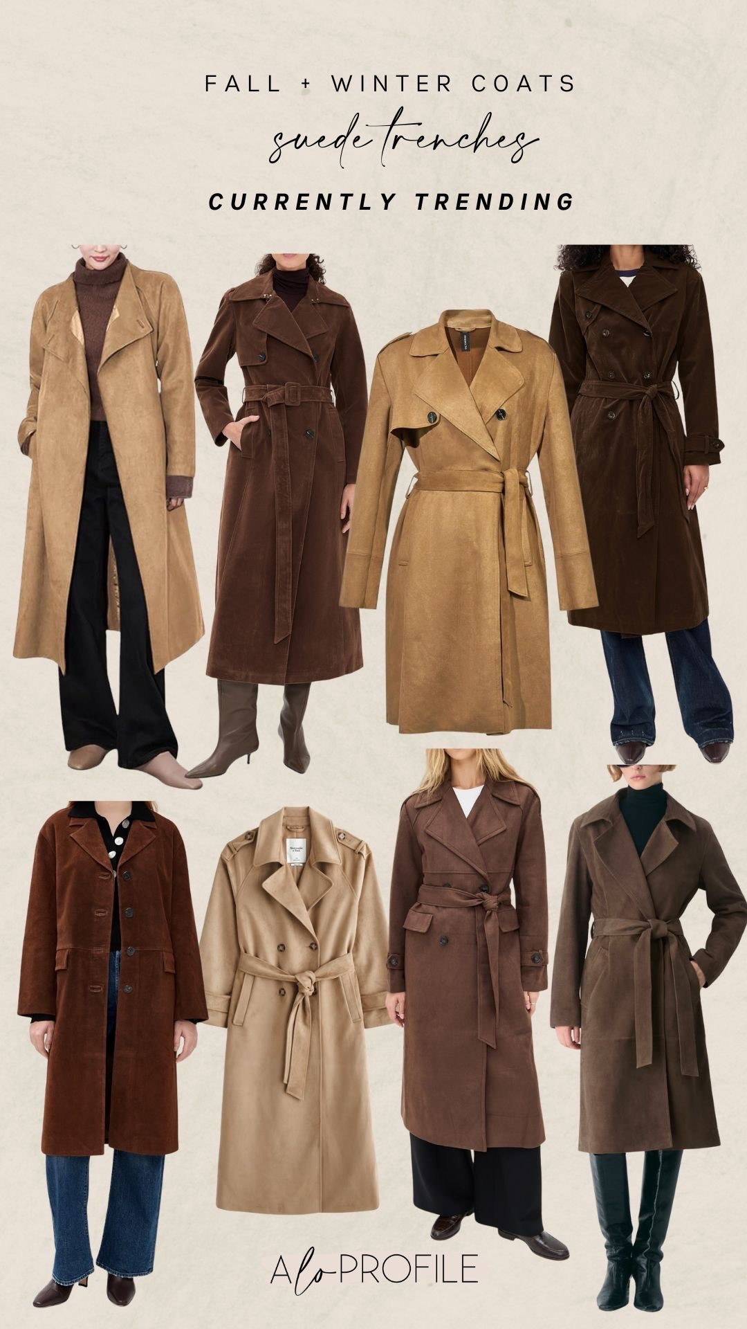 Fall + Winter Coats: Suede Trench Coats // fall jacket, suede jacket, fall jacket trends, fall outfit, fall outfit inspo, fall transition outfit, fall wardrobe, fall closet staples, fall capsule wardrobe, fall fashion, fall style, outfits for fall, fall jackets, fall coats, winter coat