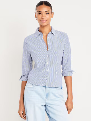 Slim Button-Down Striped Shirt | Old Navy (US)