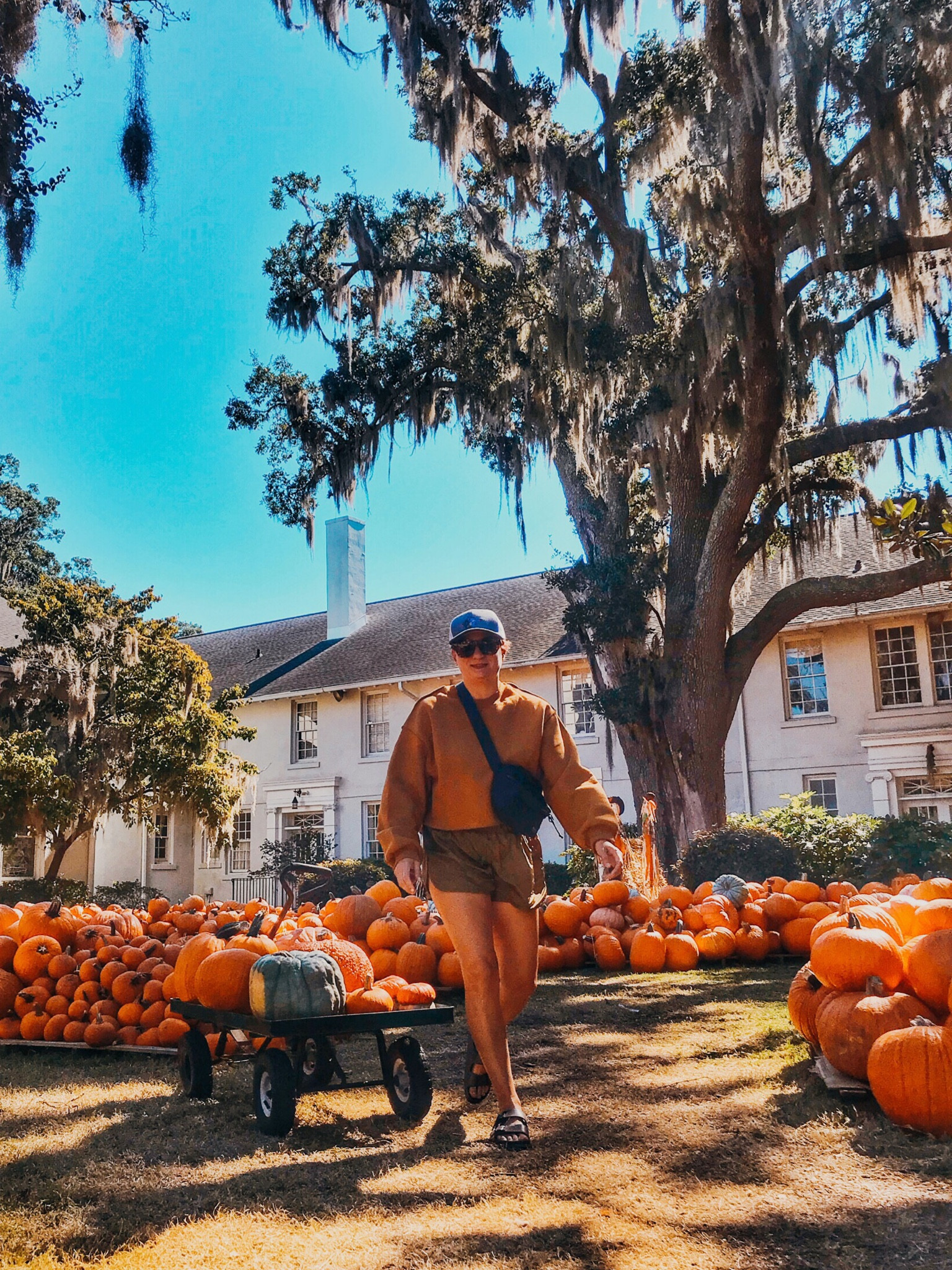 Pumpkin Patch outfit! Fall style! Autumn look! Athleisure! Lululemon Belt Bag! Free People Dupe! FP Movement shorts! Midsize Fashion!

#LTKHalloween #LTKmidsize #LTKfamily