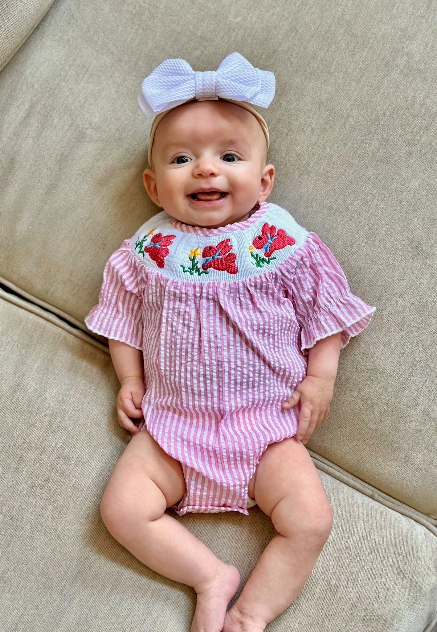 Nora’s first Easter 🐇💐🐣
.
.
.
.
.
#easter #happyeaster #hoppyeaster #motherhood #family #style #ootd #outfitoftheday #blogger #atx #holiday #amazon #potd #targetstyle #babygirl#amazonfashion #austin #springfashion #spring 

#LTKBaby #LTKFamily #LTKSaleAlert
